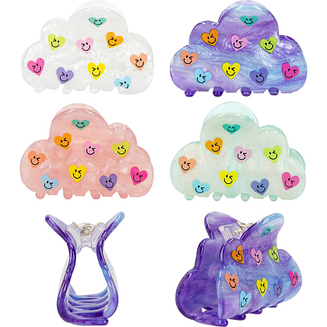 TOPModel Skyformet hårklemme – flere varianter - assorteret