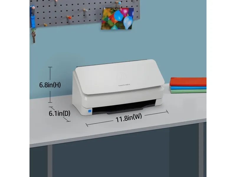HP Scanjet Pro 3000 s4 Sheet-feed - Dokumentscanner - CMOS / CIS - Duplex - 216 x 3100 mm - 600 dpi x 600 dpi - op til 40 ppm (mono) - ADF (50 ark) - op til 4000 scanninger pr. dag - USB 3.0