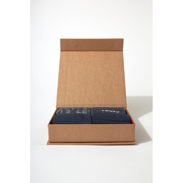 Levi's-Geschenkset 4-pack sokken denim - Levi's