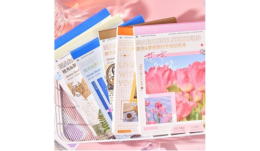 Jun's Journal - Tulpensticker (verschillende ontwerpen)