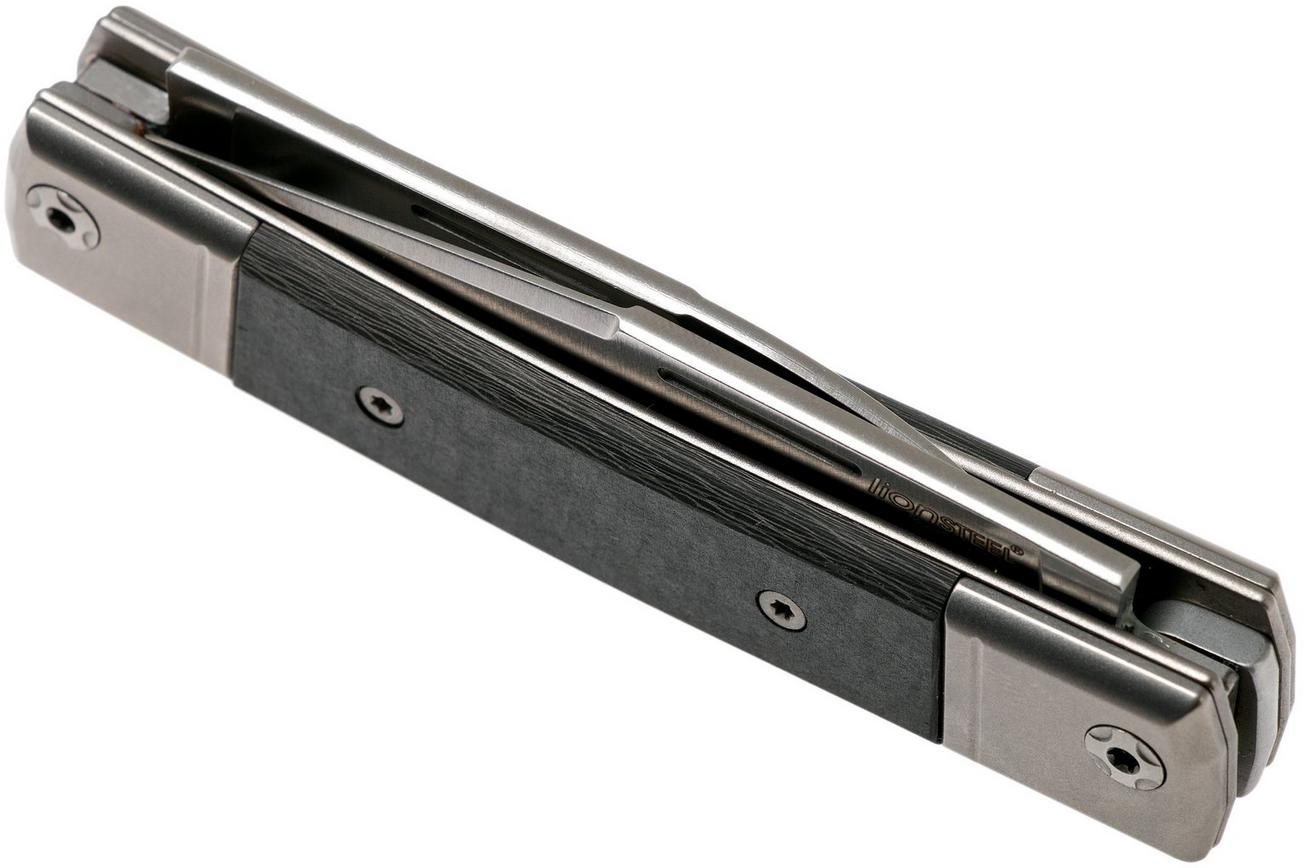 LionSteel BestMan BM13 CF Carbon Fiber slipjoint zakmes