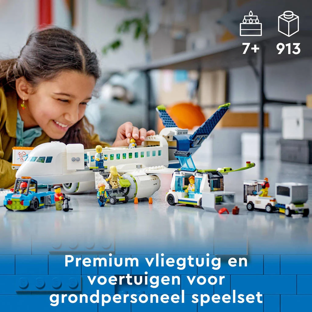 Passagiersvliegtuig Speelgoed Vliegtuig Voertuigen Set 60367