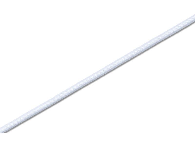 Prym Elastikband Kordel 2.5 mm, Weiss Elastische Gummikordel für leichte Stoffe