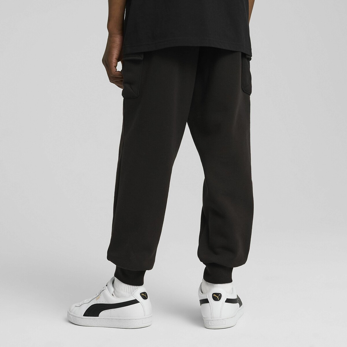 PUMA<br>Calças de moletom achatadas