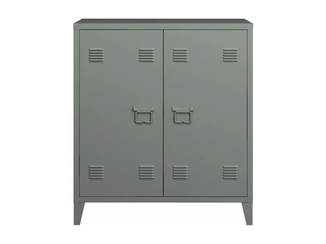 Casier de bureau armoire grise 80 x 33 x 90 cm 03_0006338