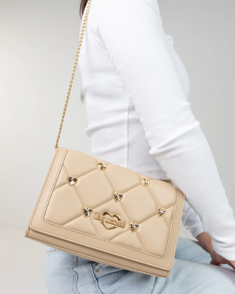 Love Moschino Smart Daily Schoudertas  - beige