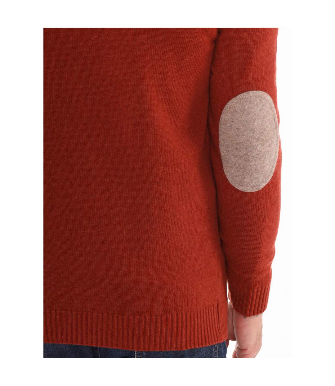 Pull zippé à coudières
