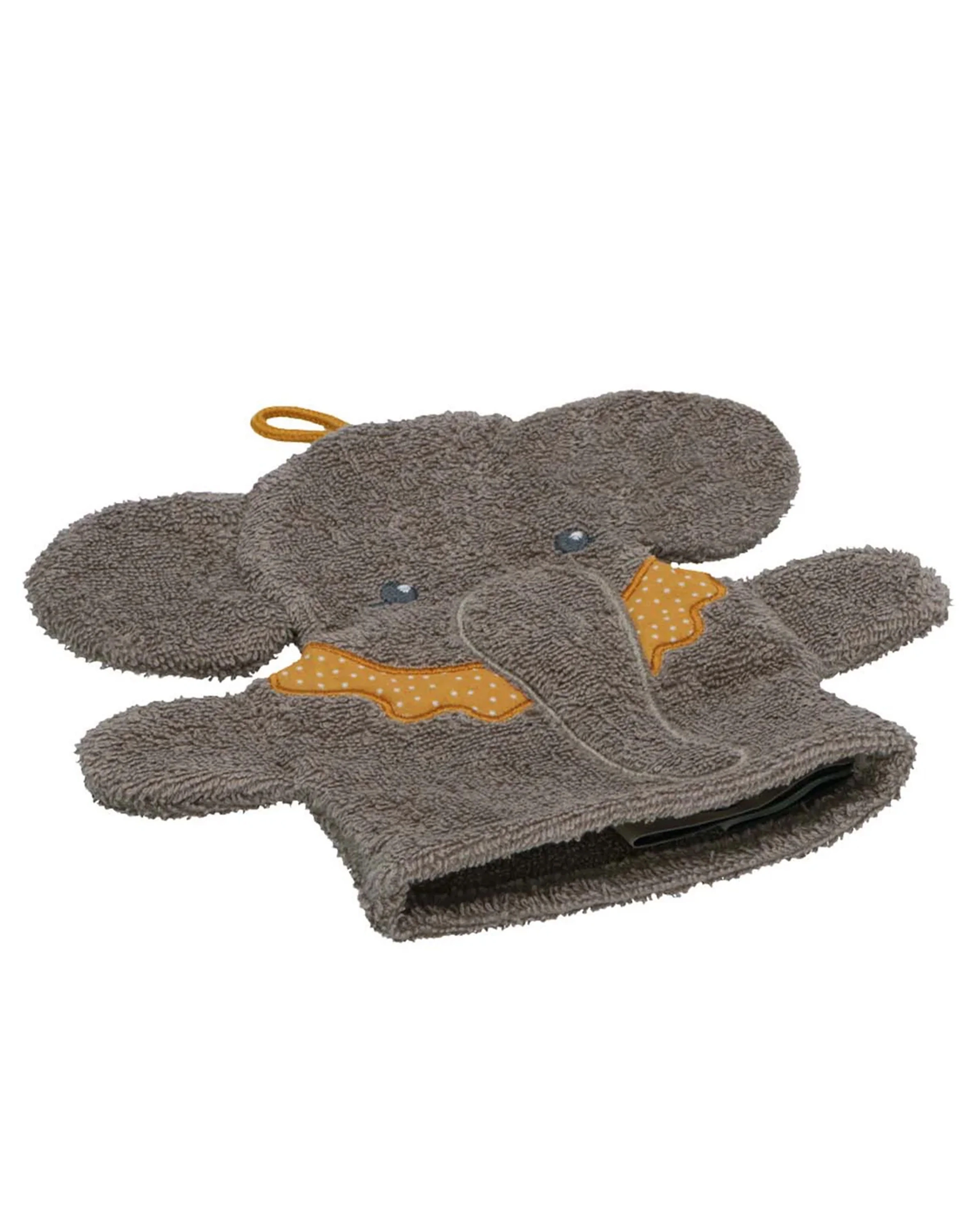 Spiel-Waschhandschuh EDDY ELEFANT in grau