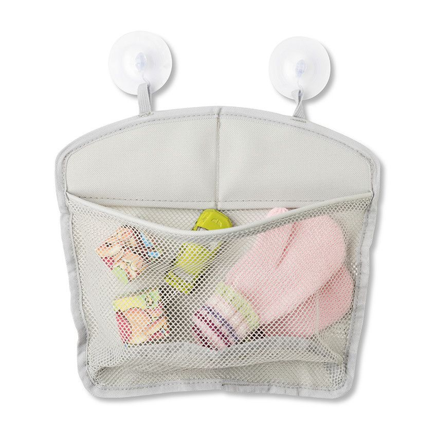 Panier range jouets de bain - Gris - Doré