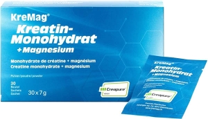 KREMAG Kreatin & Magnesium Pulver, 30 x 7g