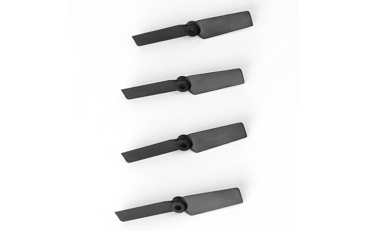 Heckrotorblätter Schwarz 4 Stück M1 EvoErsatzteil für OMP M1 Evo Heli