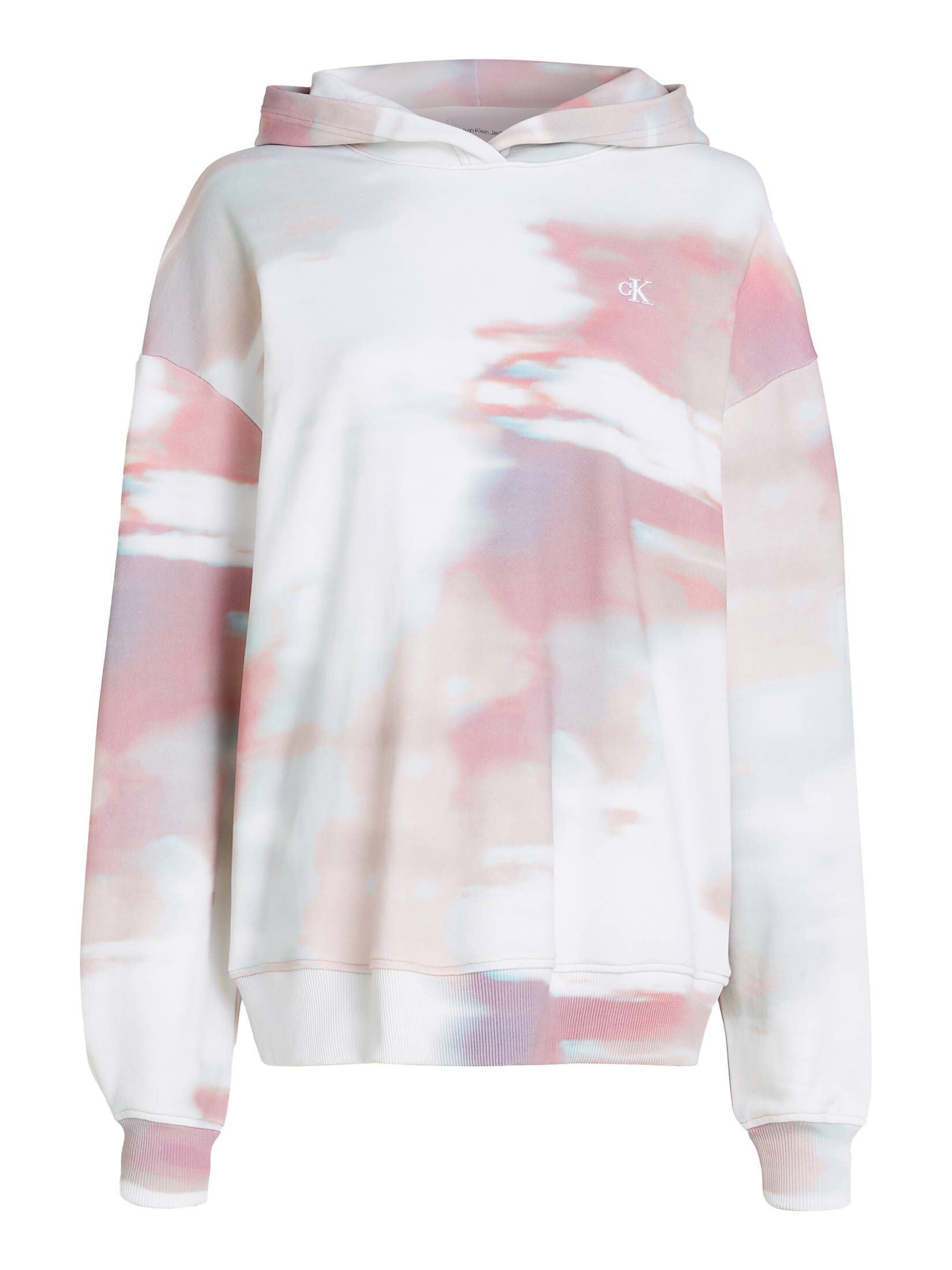 CALVIN KLEIN JEANS| Damen Hoodie DIFFUSED AOP OVERSIZED