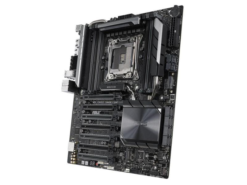 ASUS Mainboard WS C422 SAGE/10G Intel LGA 2066 CEB-Mainboard mit Quad-GPU-Unterstützung und 10G LAN