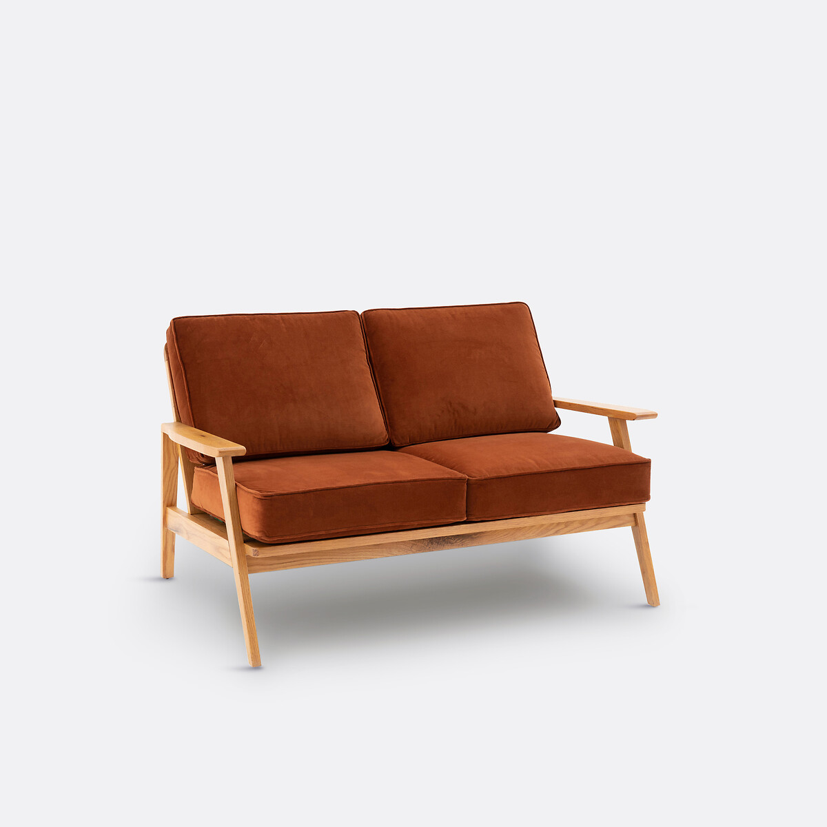 LA REDOUTE INTERIEURS<br>Sofá de veludo, Watford, 2 lugares