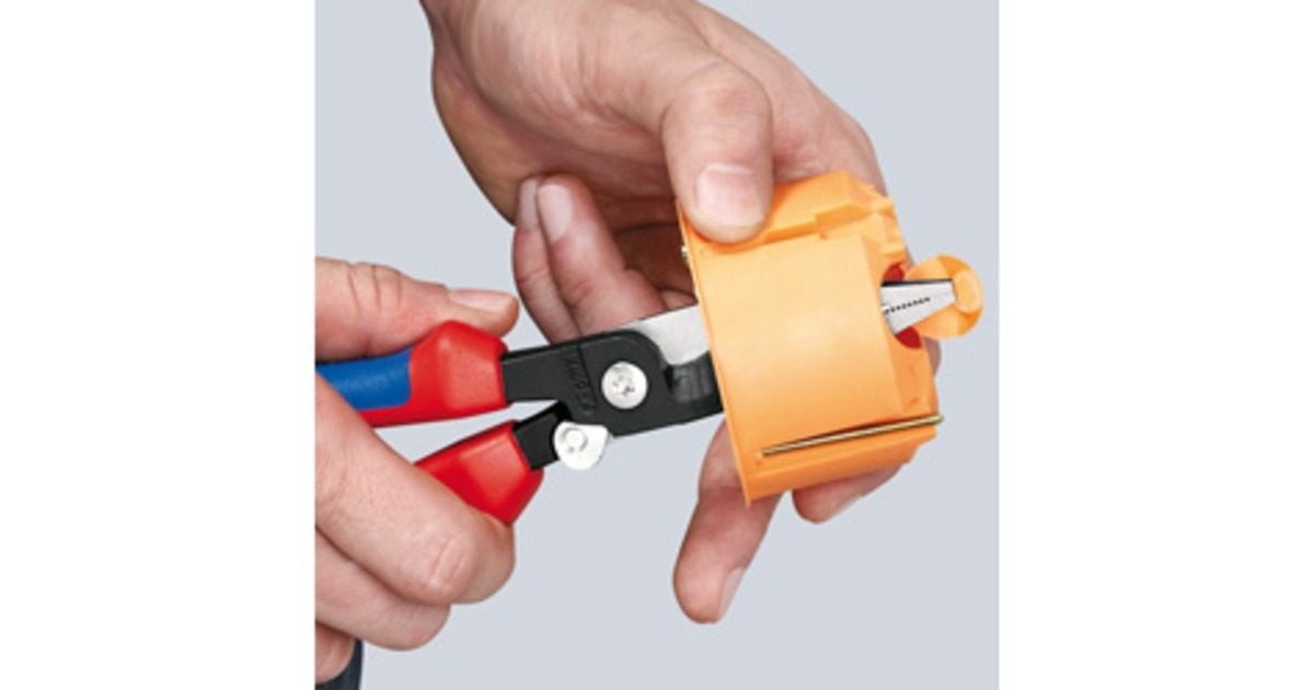 KNIPEXElektronica-installatietang 13 92 200   (Rood/blauw)