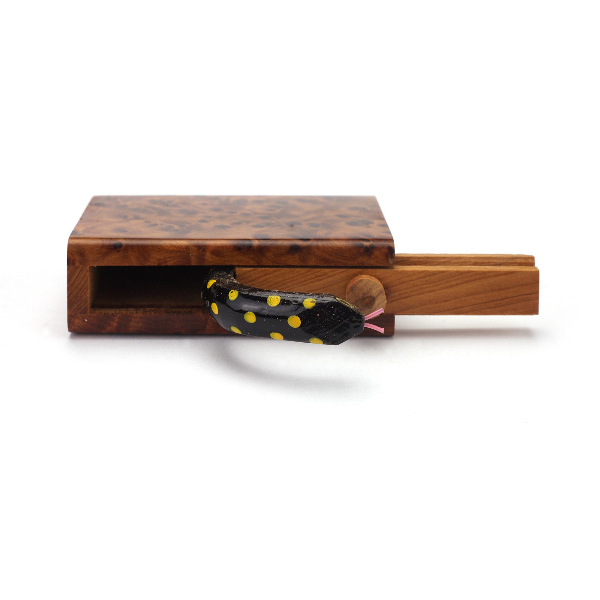 Thuja Schlangen-Box, T 2 cm, B 5 cm, H 7,5 cm von fischer's lagerhaus