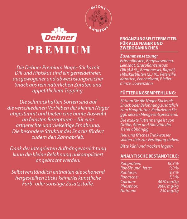 Dehner Premium Nager-Sticks getreidefrei, 3 x
