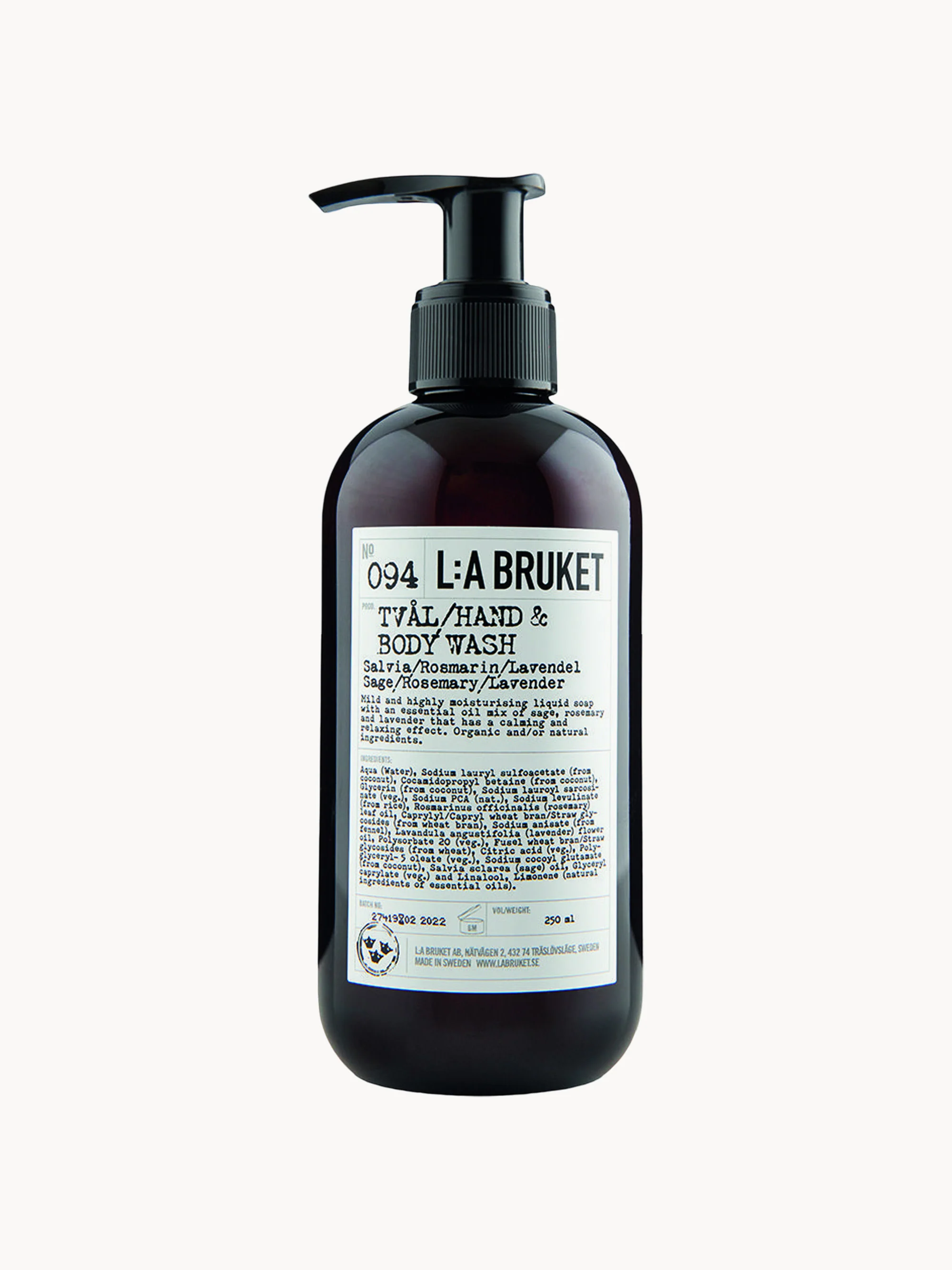 Hand- en lichaamszeep Anya (salie, rozemarijn, lavendel)