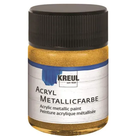 KREUL Acryl Metallicfarbe Gold 50 ml