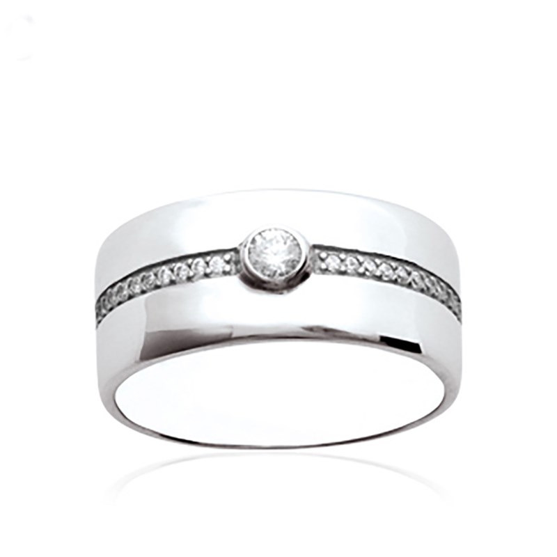 Bague Femme - Argent 925 - Oxyde de zirconium