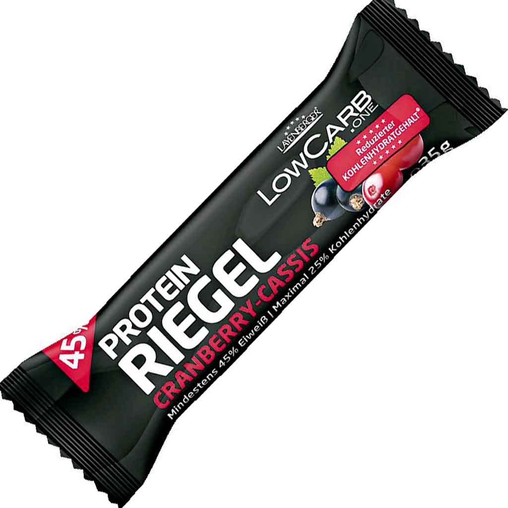 18x Layenberger LowCarb.one Protein Riegel Cranberry á 35g=630g MHD:28.8.25