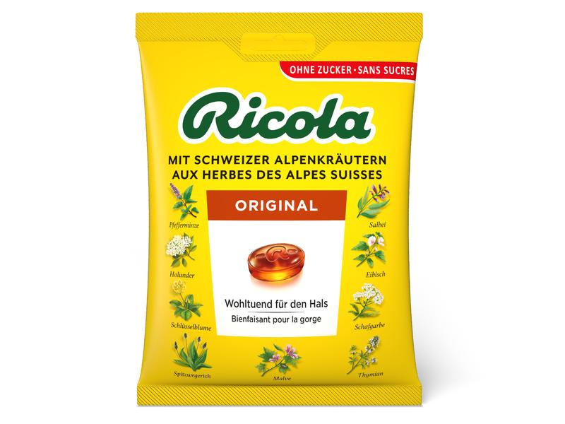 Ricola Bonbons Kräuter Original 125 g Lutschbonbons aus der Schweiz