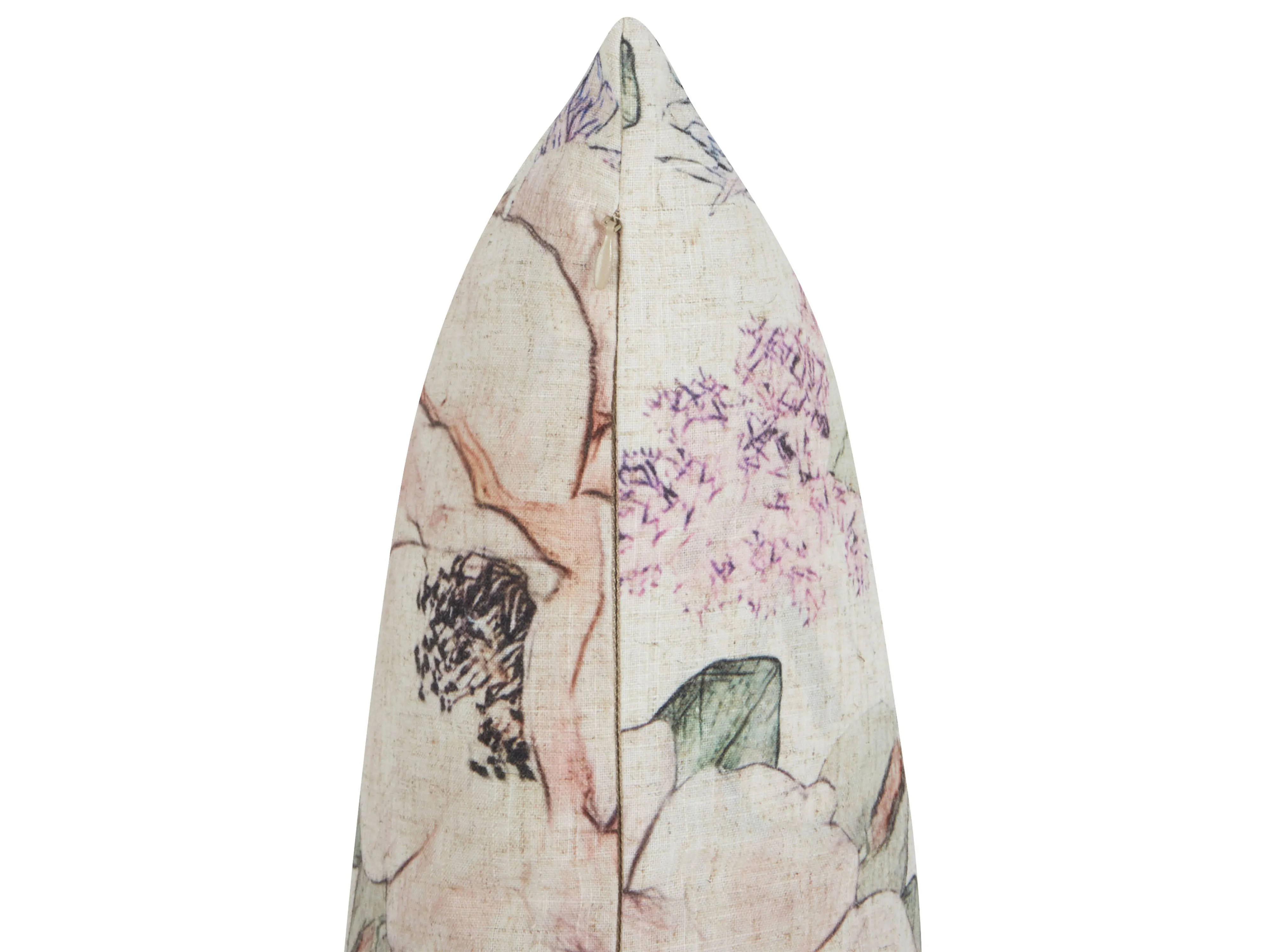 Sierkussen ZAHRIYE 45 x 45 cm Paars bloempatroon