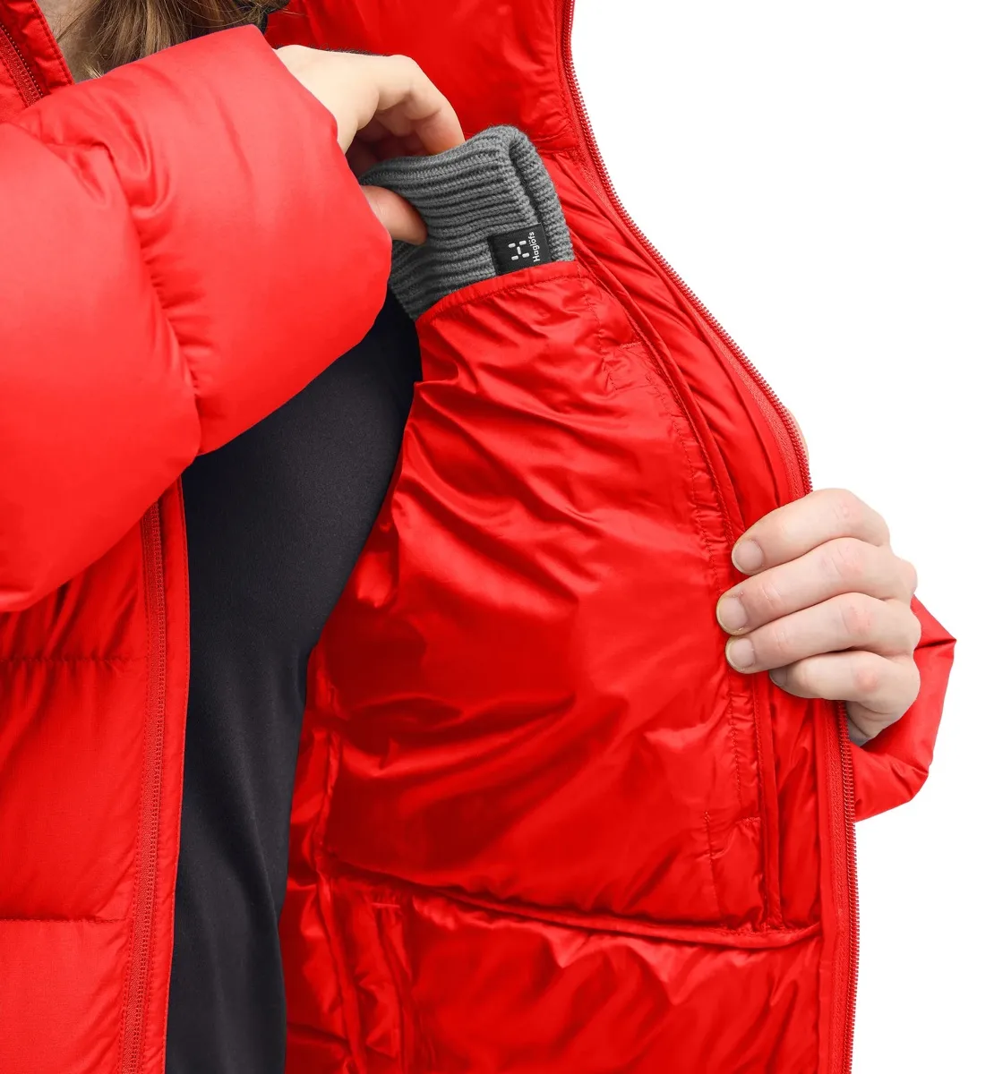 Haglöfs Men's Rosson Down Hood Habanero