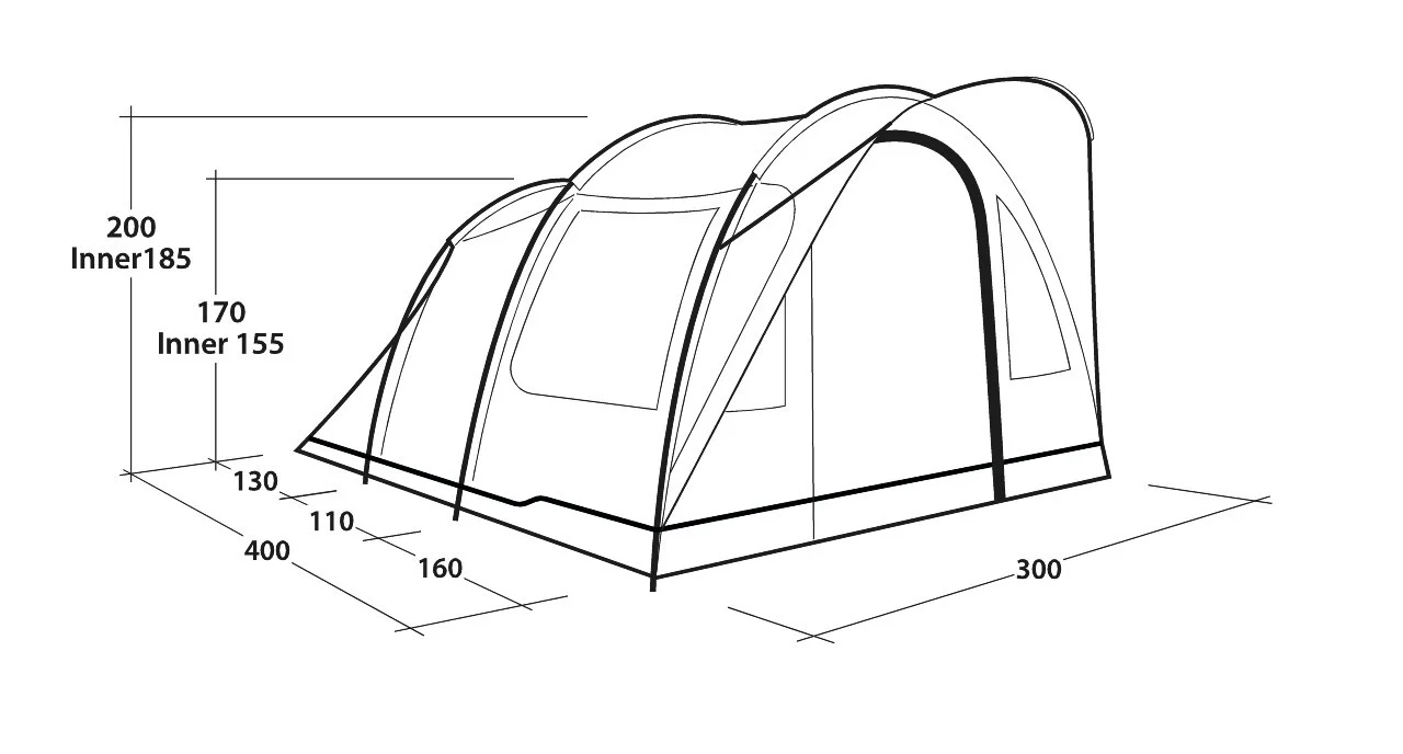 Outwell - Sky 4 Telt 2024 - 4 Personer