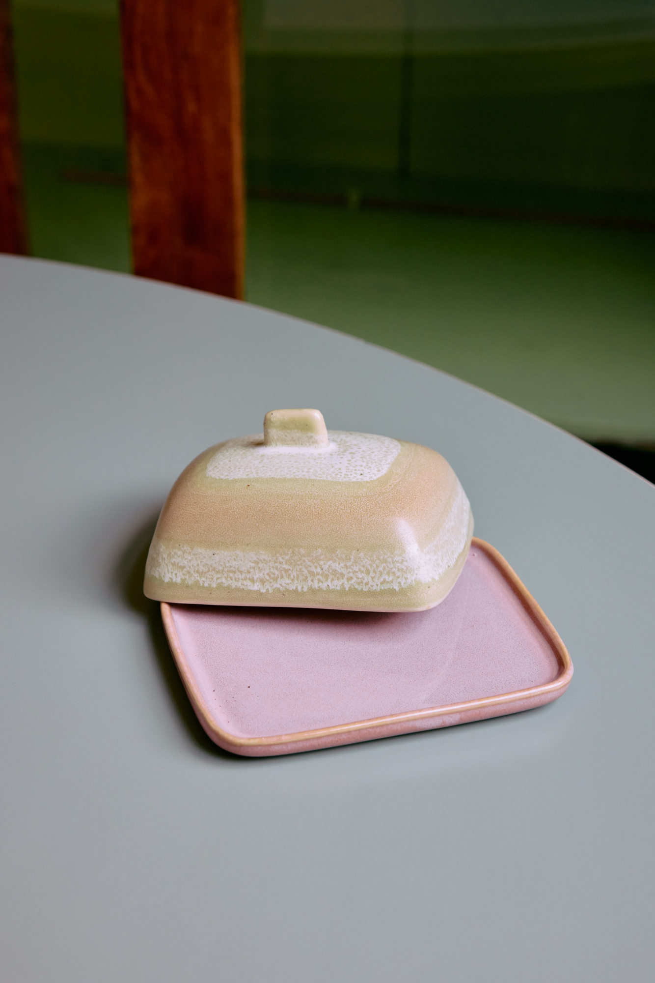 Servies 70's Ceramics botervloot skyline