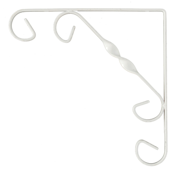 Duraline plankdrager ornament wit 20x20 cm