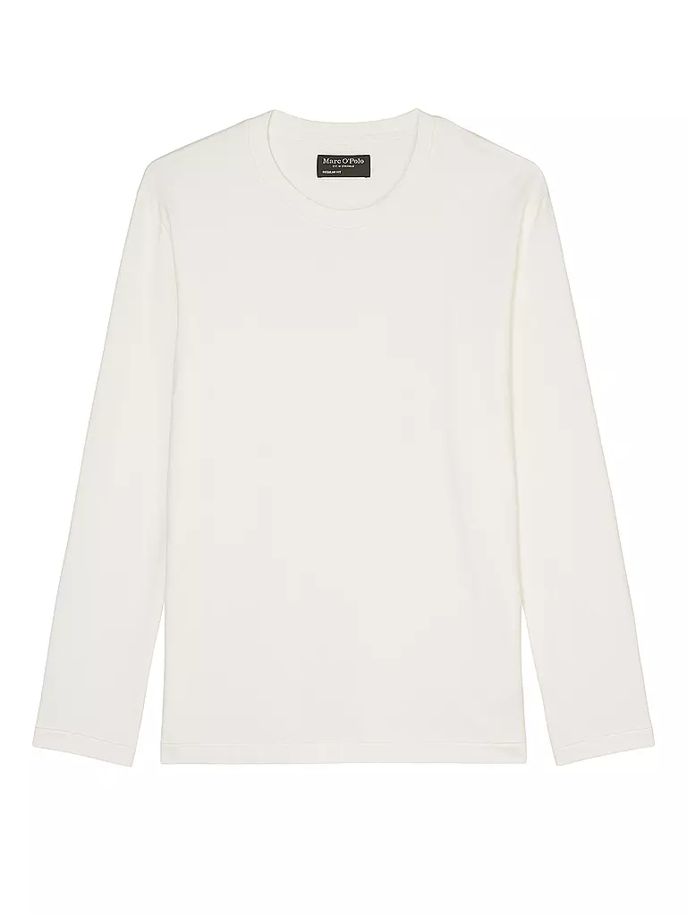 MARC O'POLO Langarmshirt weiss