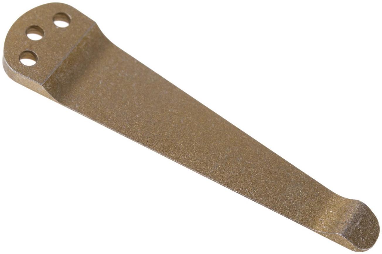 Daily Customs 3H Pocketclip Plain, Rusty Titanium P10012532