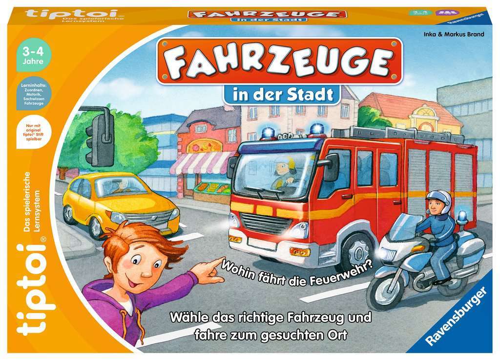 Ravensburger Spiel tiptoi® Fahrzeuge in der Stadt