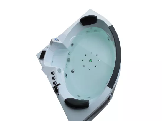 Baignoire Balnèo Chromothérapie 150 X 150 cm pompe double 20 jets – Wisteria