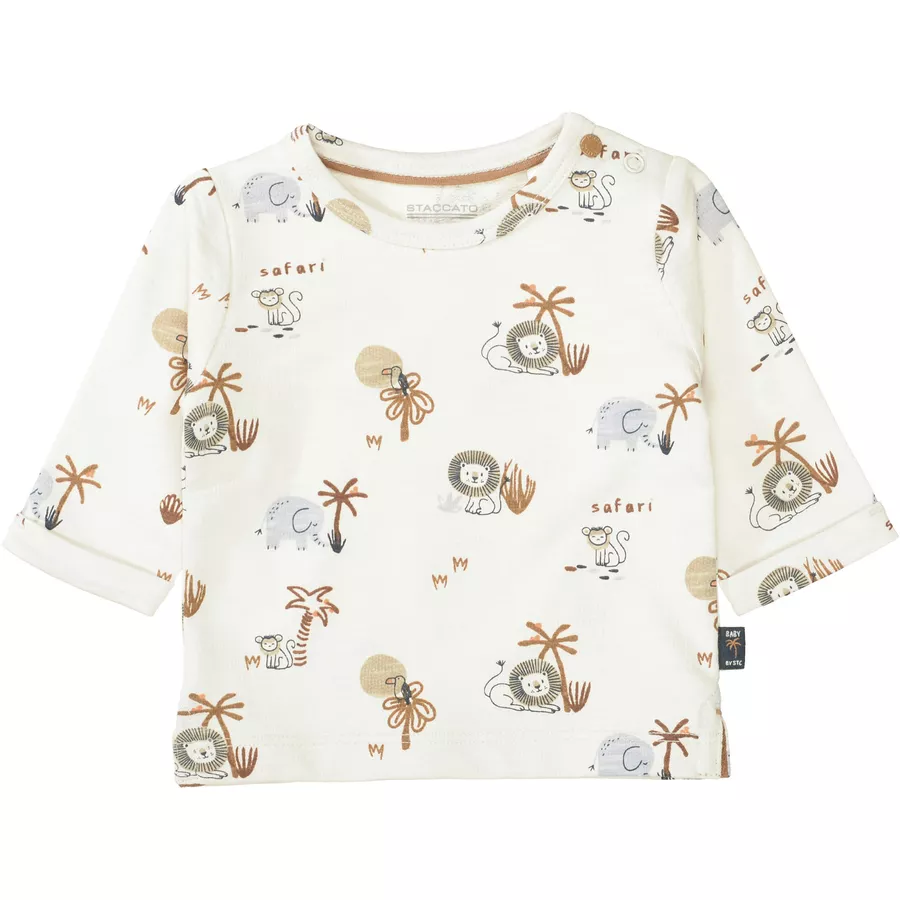 STACCATO Shirt nature gemustert