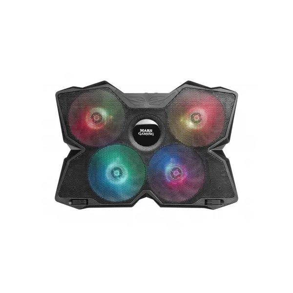 MARS GAMING Base de refrigeradora e suporte Argb Mnbc13 para portáteis até 17
