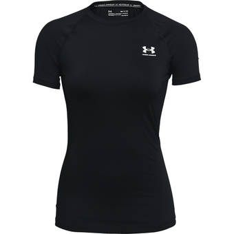 Under Armour HeatGear Authentics Compression Funktionsshirt Kurz Black Damen