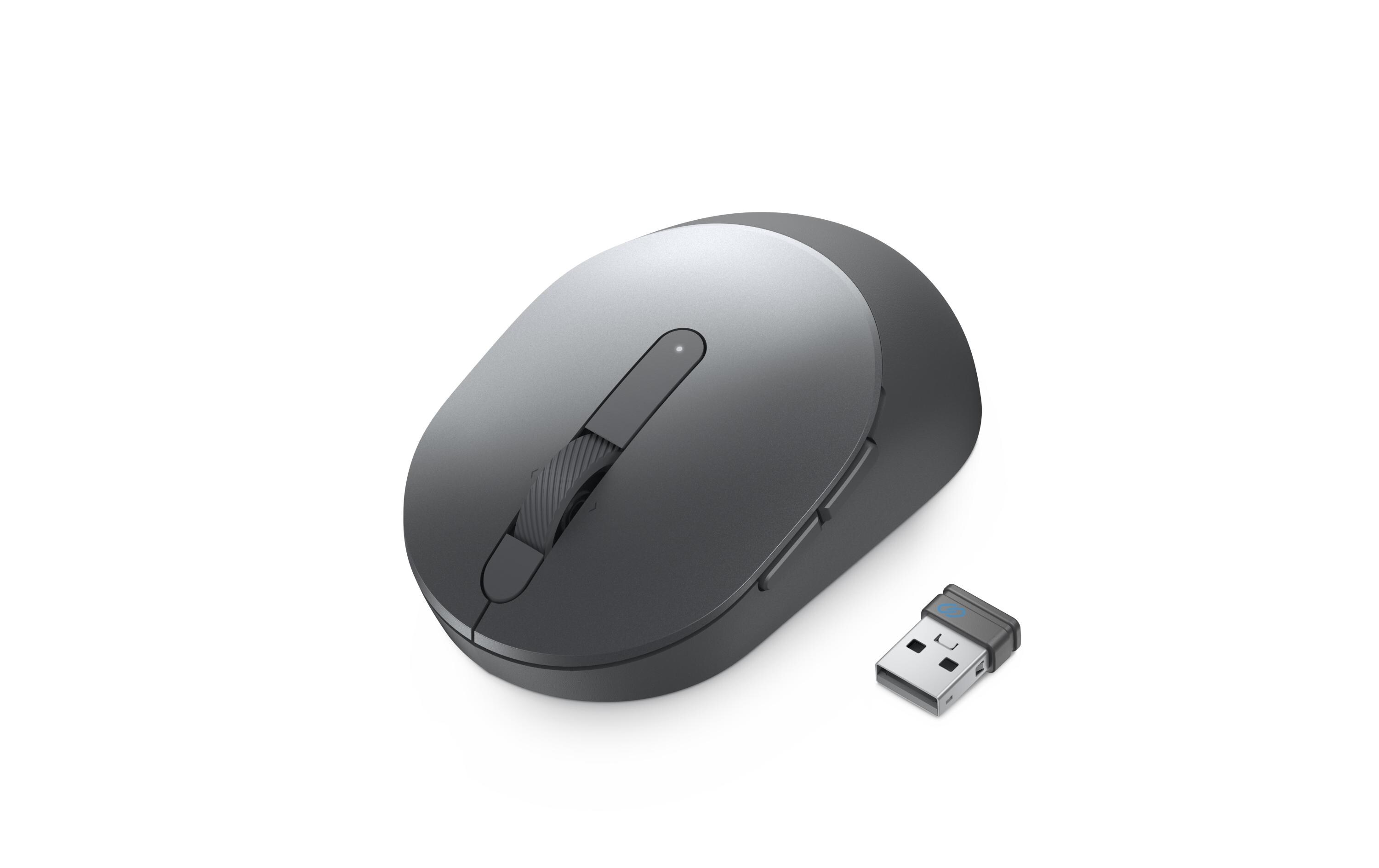 Mobile Maus Pro Wireless MS5120W Titan GrayKabellose, mobile Maus mit Bluetooth- oder USB-Verbindung