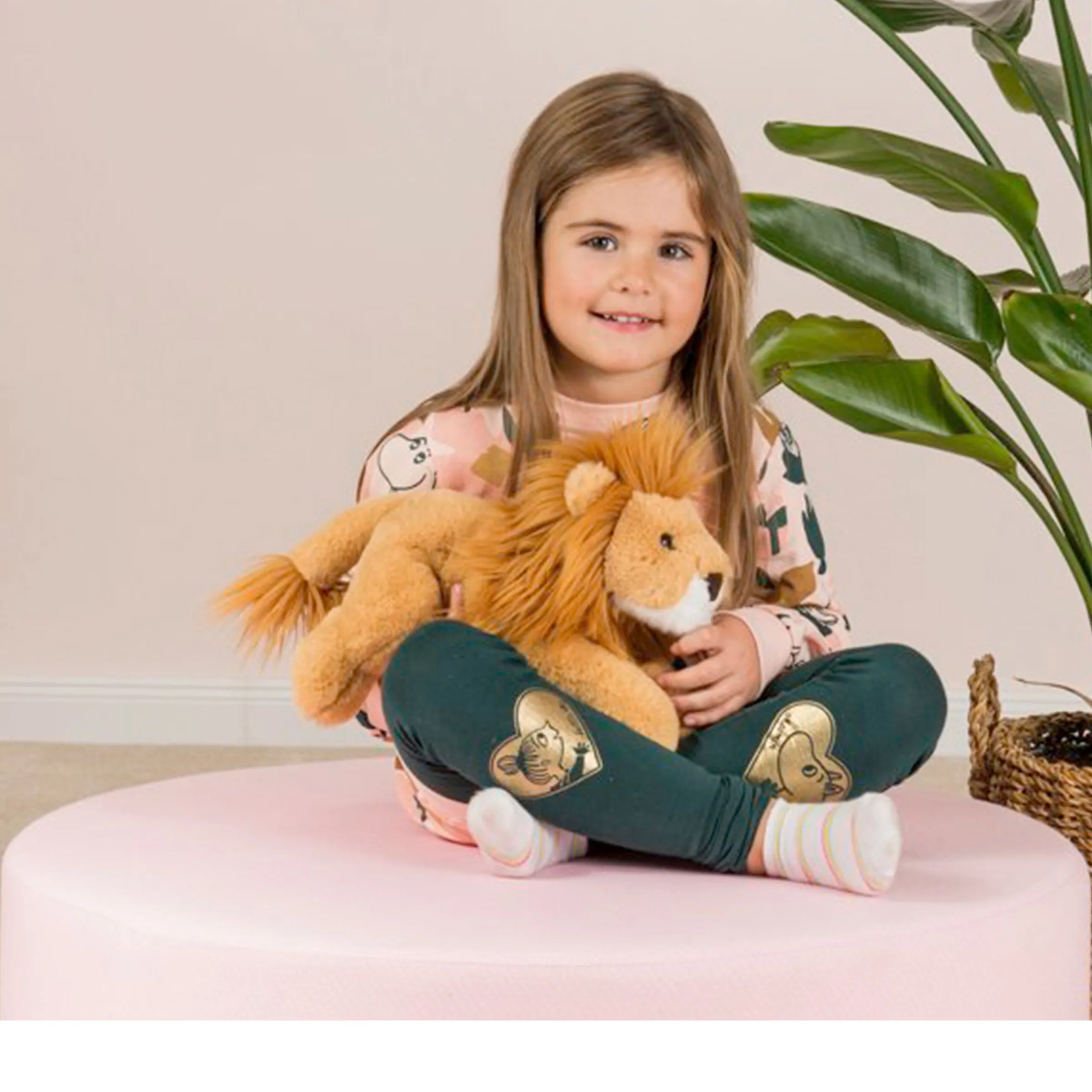 Hermann Teddy Collection Kuscheltier Löwe liegend 33 cm