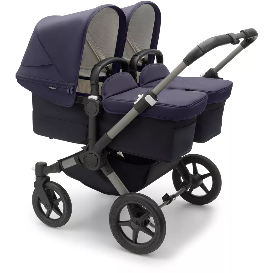 bugaboo Zwillingswagen Donkey 5 Twin Complete GraphiteDark Navy