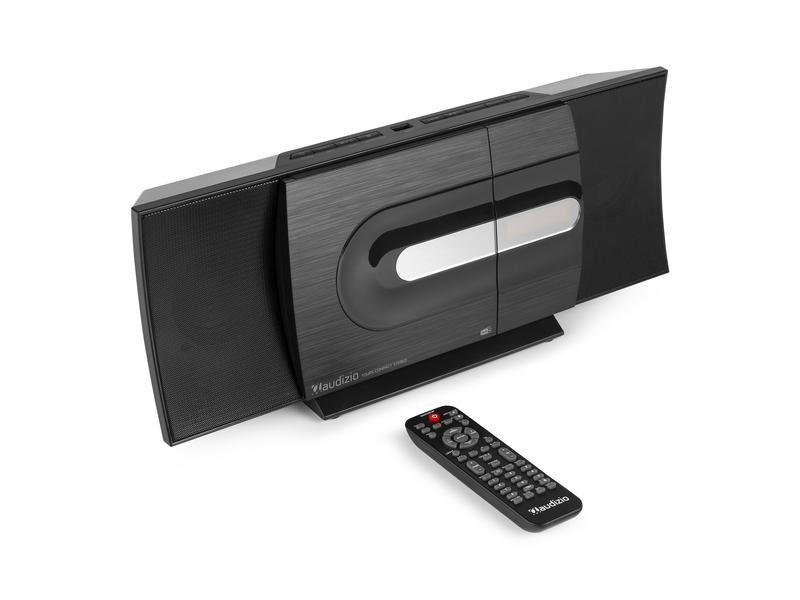 Audizio Radio/CD-Player Tours Schwarz Kompaktes Stereo-HiFi-System mit USB und CD-Player