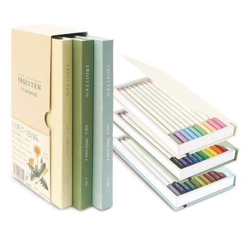 TOMBOW® IROJITEN Farbstifte 30er-Sets in Buchbandoptik