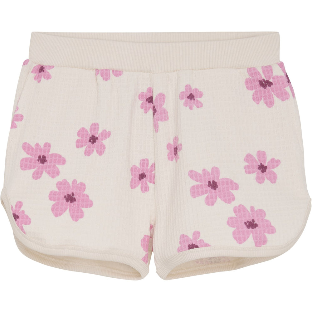 Køb Minymo White Swan Sweat Shorts AOP