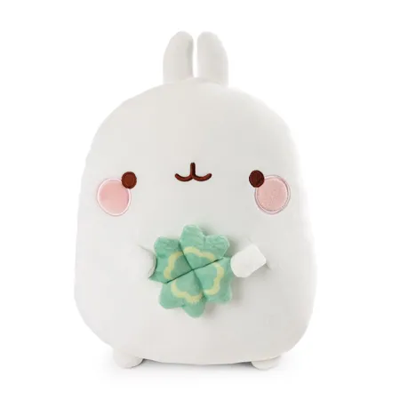 NICI Kissen MOLANG mit Kleeblatt figürlich 30x23cm