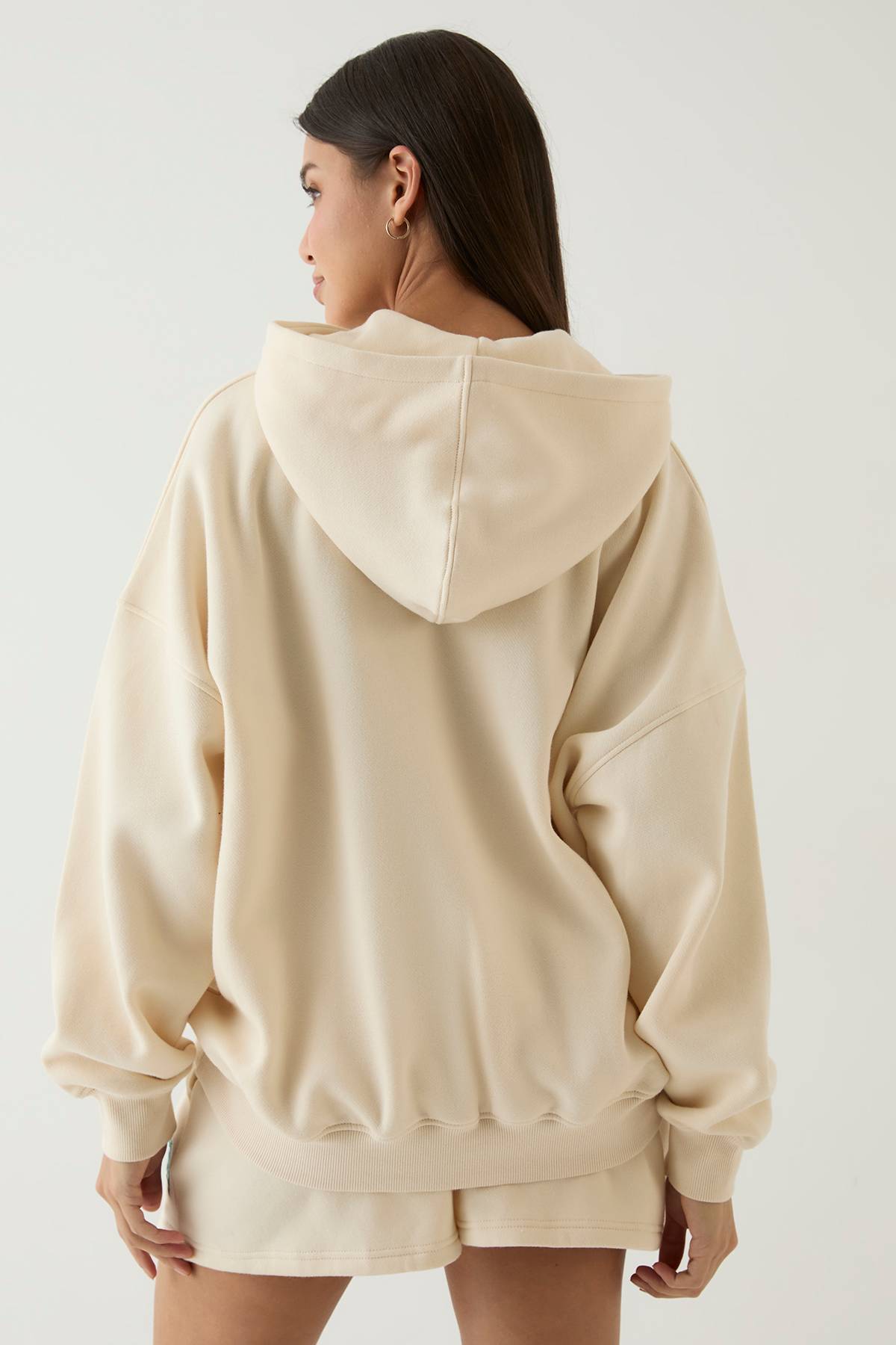 Sweat À Casynthétiqueche Oversize Dsgn Studio Avec Appliqué Vichy