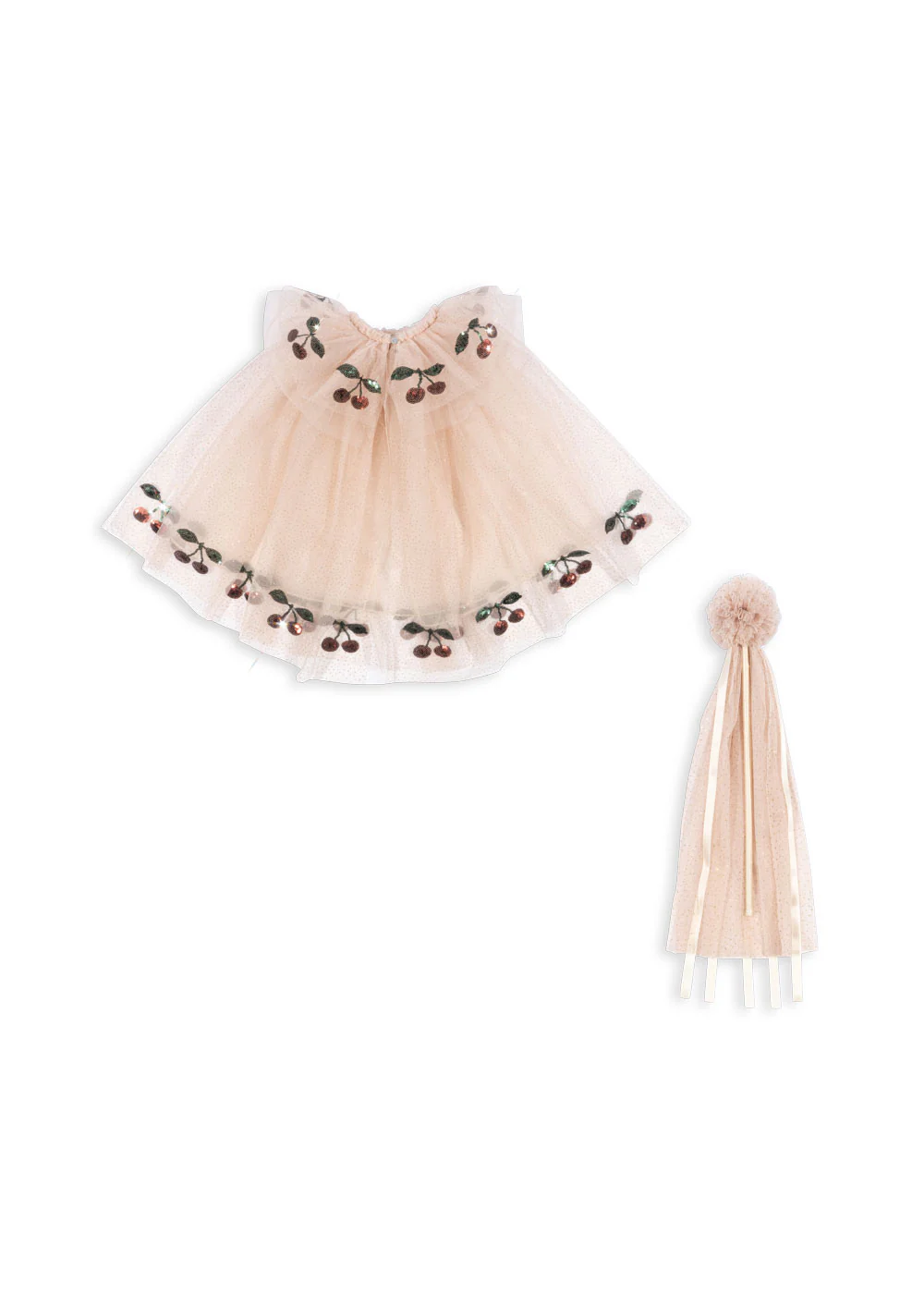 Prinsesses kappe - gold blush - 5-8Y
