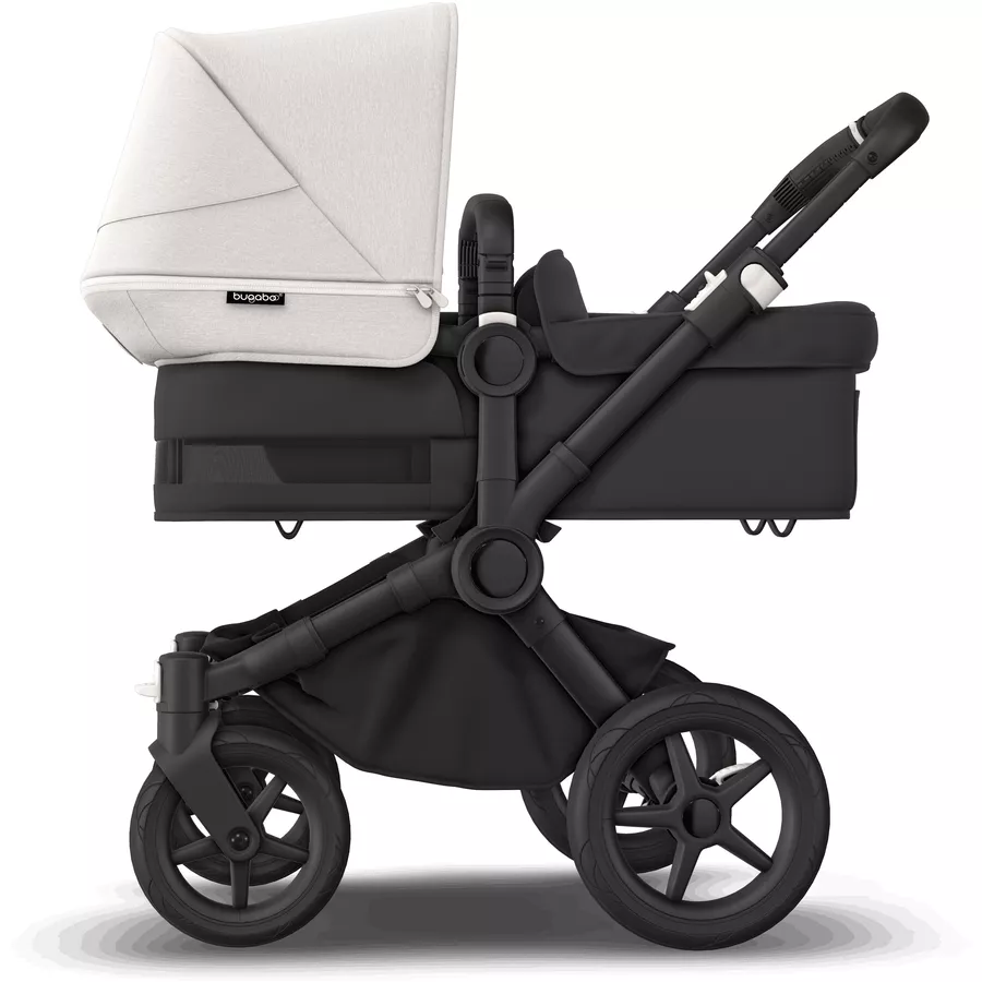 bugaboo Geschwisterwagen Donkey 5 Duo Complete BlackMisty White