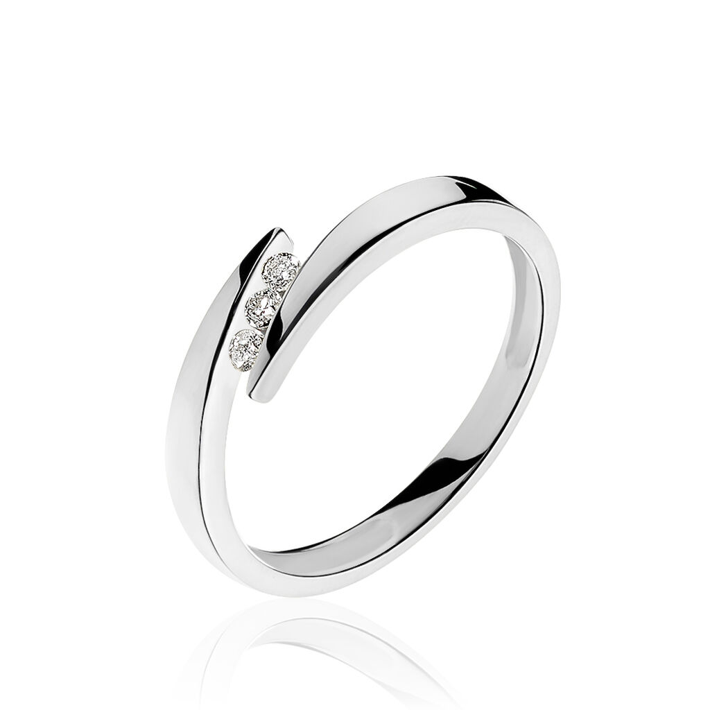 Bague Galya Or Blanc Diamant