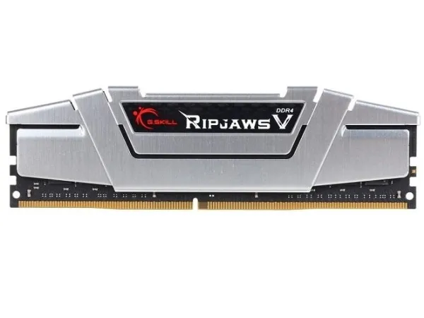 G.Skill Ripjaws V - DDR4 - sæt - 16 GB: 2 x 8 GB - DIMM 288-PIN - 2666 MHz / PC4-21300 - CL15 - 1.2 V - ikke bufferet - ikke-ECC - strålende sølv